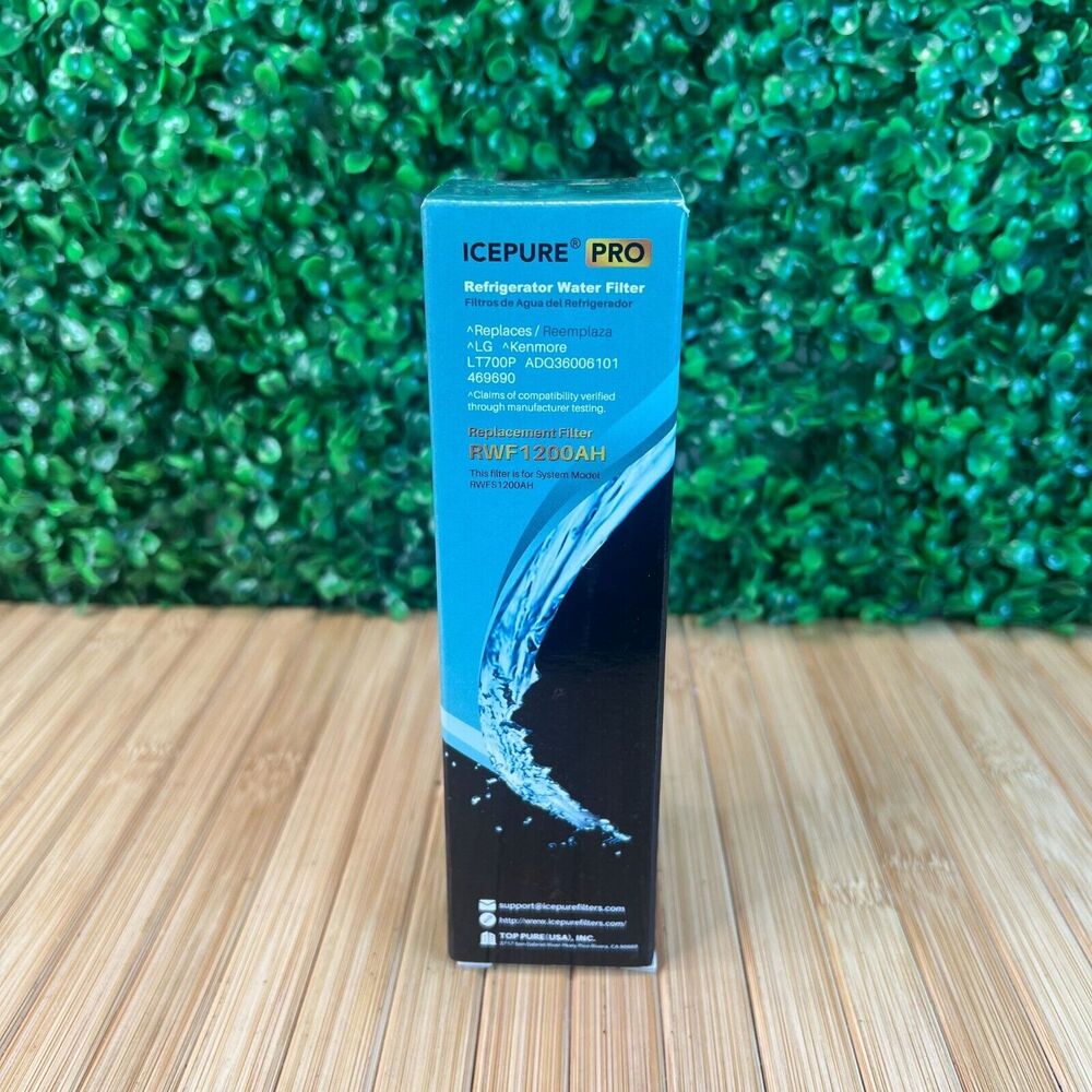NIB ICEPURE PRO RWF1200AH Refrigerator Water Filter LG Kenmore Replacement